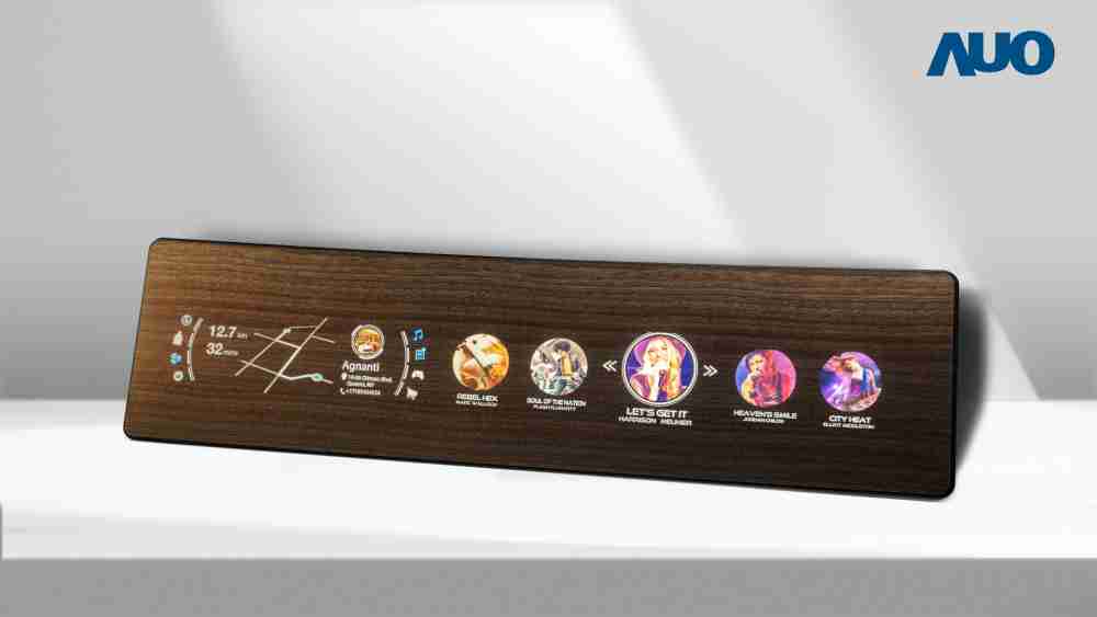 NG大舞台研发全球最高穿透度达80%的AmLED木纹显示器，，，，可于使用时呈现高亮度、、、清晰可见的信息，，，，并在不使用时回归为单纯的饰板，，节能兼具美观