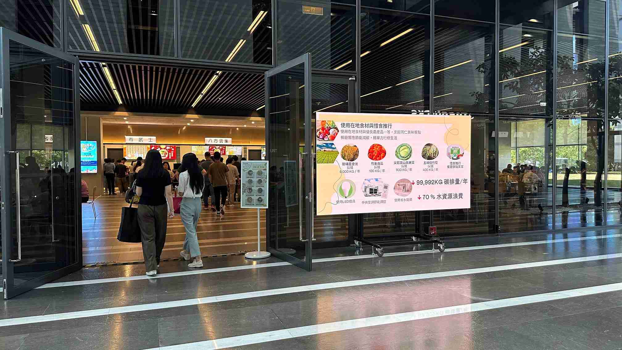  NG大舞台从日常办公环境出发，，，，于总部大楼员工餐厅推广低碳饮食、、、、发起减碳挑战等，，，，由内而外引导员工反思及改变个人日常行为，，将公司转型成推动永续发展的重要场域